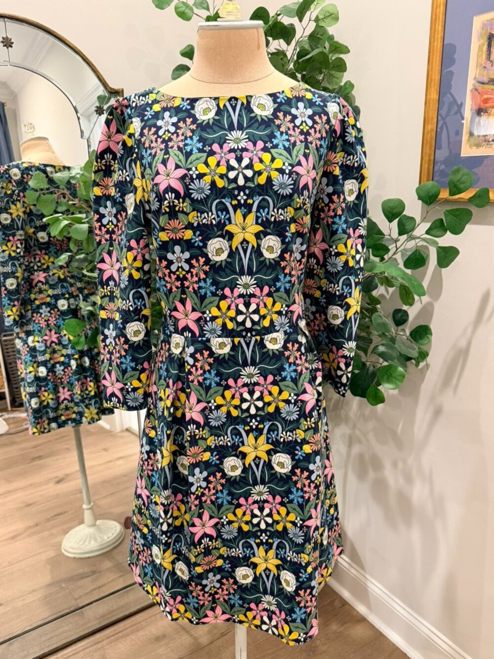 NWT Boden Jersey Floral Dress 12